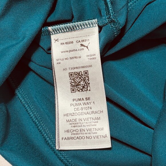 PUMA Cloudspun Pullover Hoodie Womens Cold Green Athletic Outerwear 52576222 - Picture 5 of 10